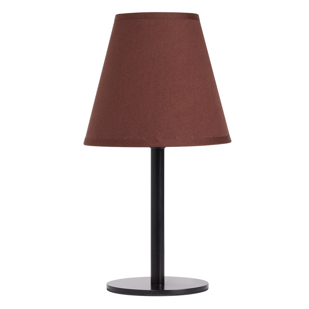 Светильник настольный 40428 шоколад с абажуром (1)