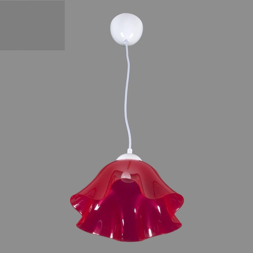 Люстра  2814/1 красный (1)