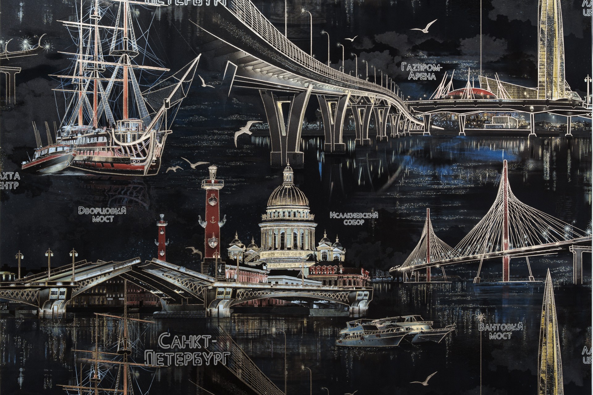 Обои декор г.т арт.11236-05 Северная Столица 10м*1,06м(6)