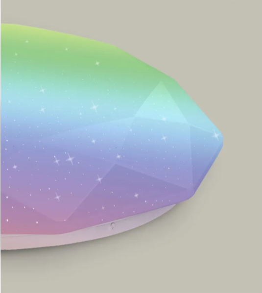 Светильник LED КРИСТАЛЛ LUXE RGB 60Вт НББД-RC-Р-1