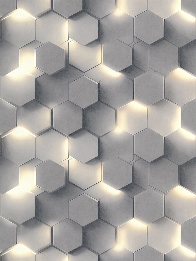 Обои Аспект 70669-41 Гексагон ГТ ФО (6) (Ф)