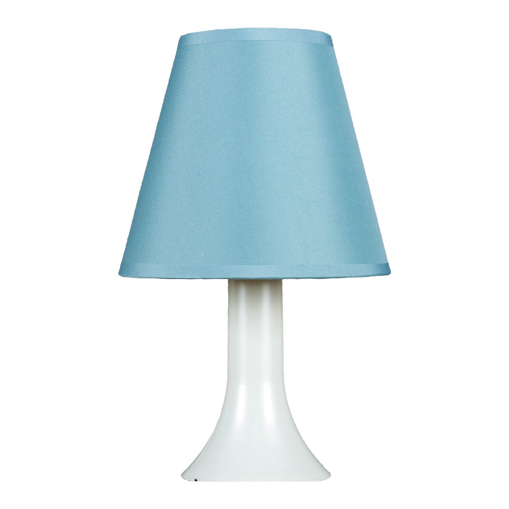 Светильник настольный 40229 бирюзовый с абажуром