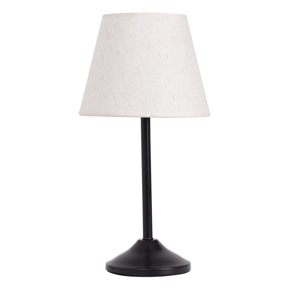 Светильник настольный 40328 белый с абажуром (1)