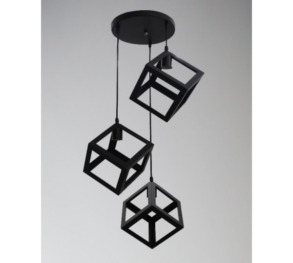 Люстра  1117/3 BK ВК (2)