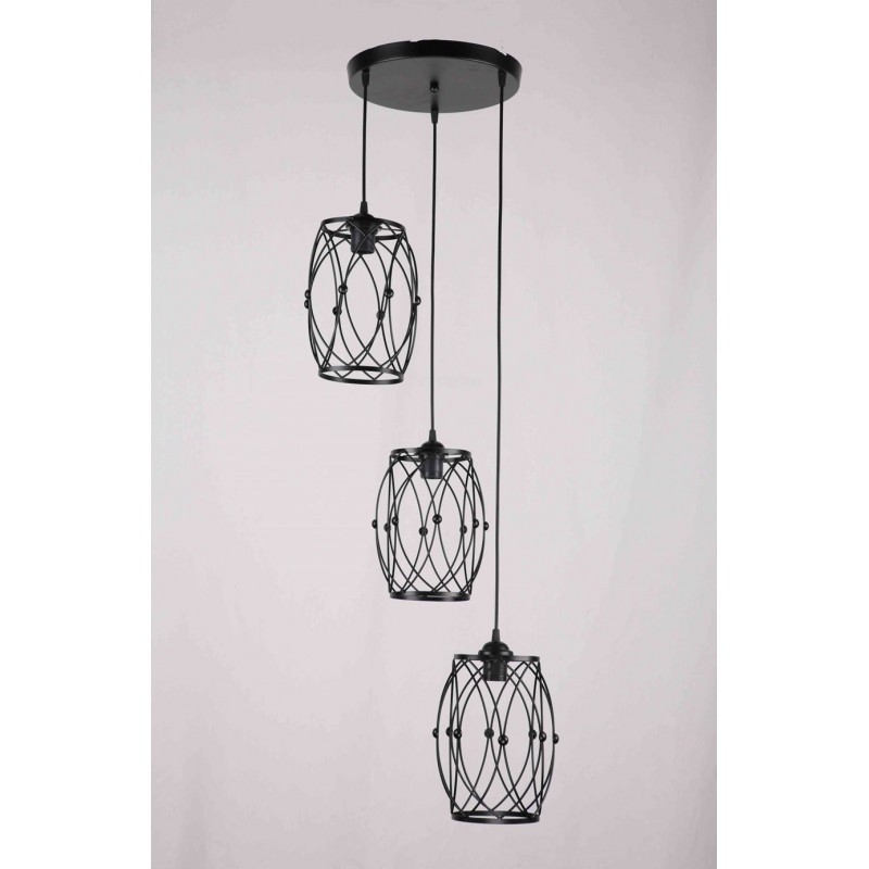 Люстра  1183/3 BK+ВК (2) ф AL