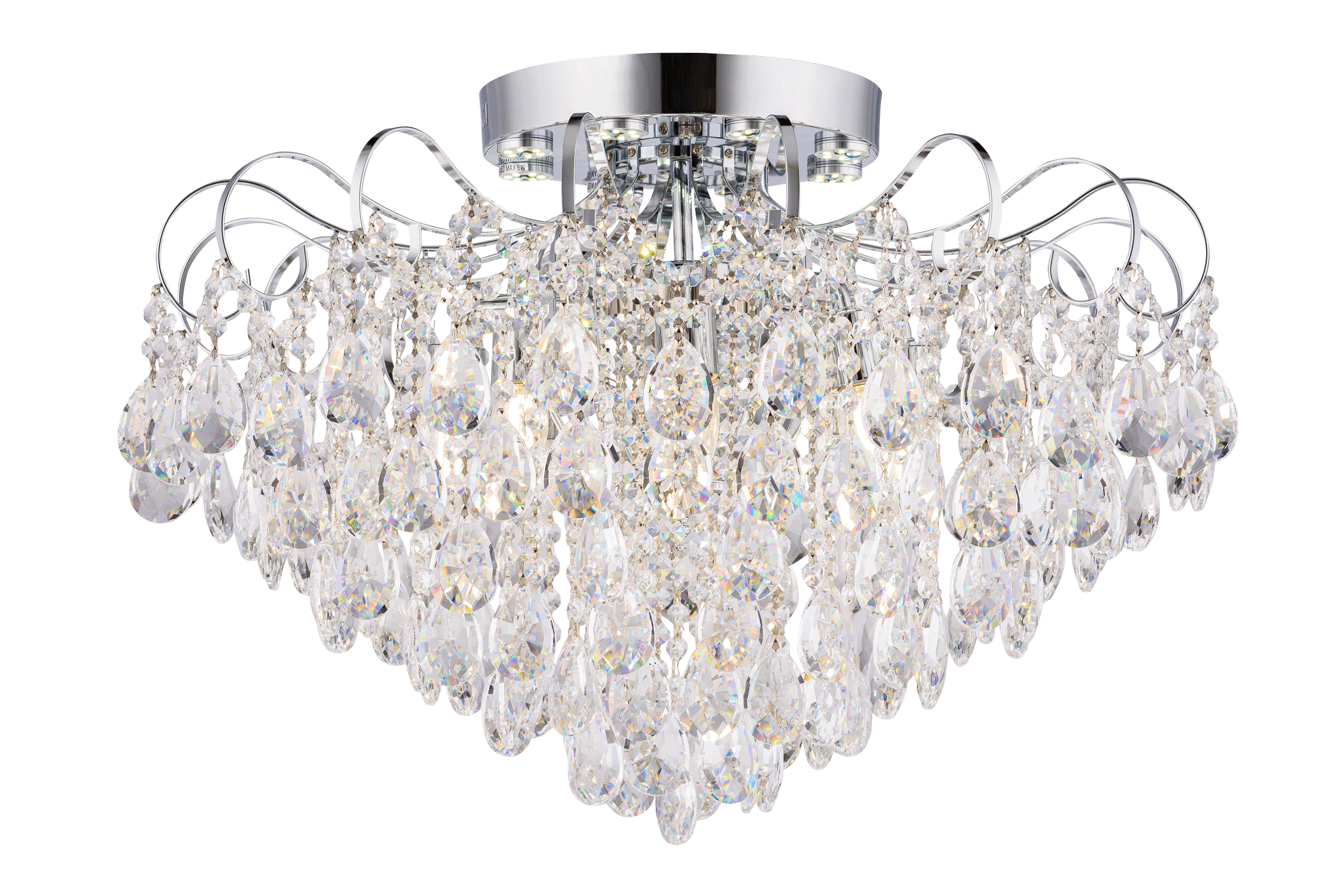 Люстра  1502/8+8 CR (1) RL