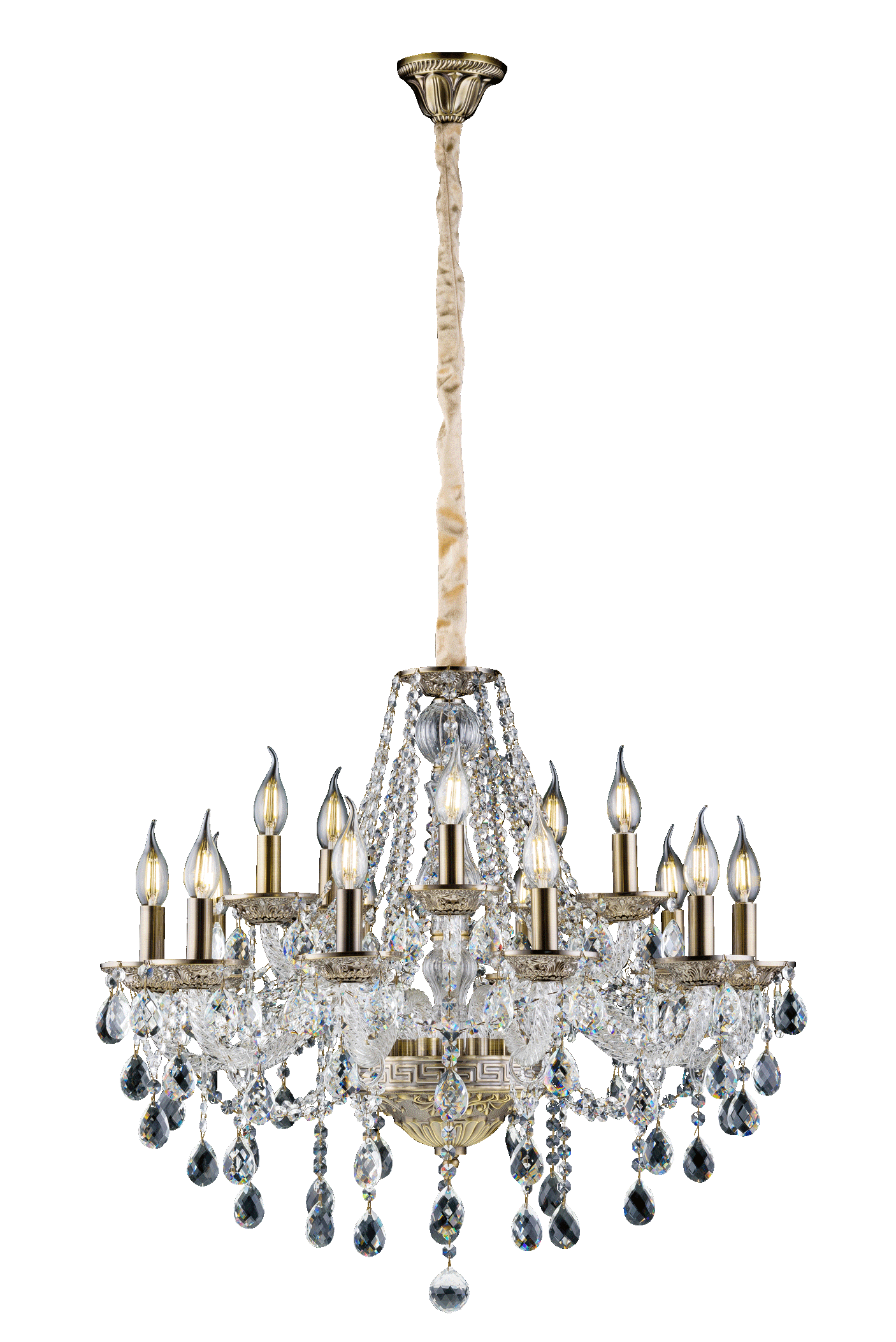 Люстра  1677/10+5 АВ (1)