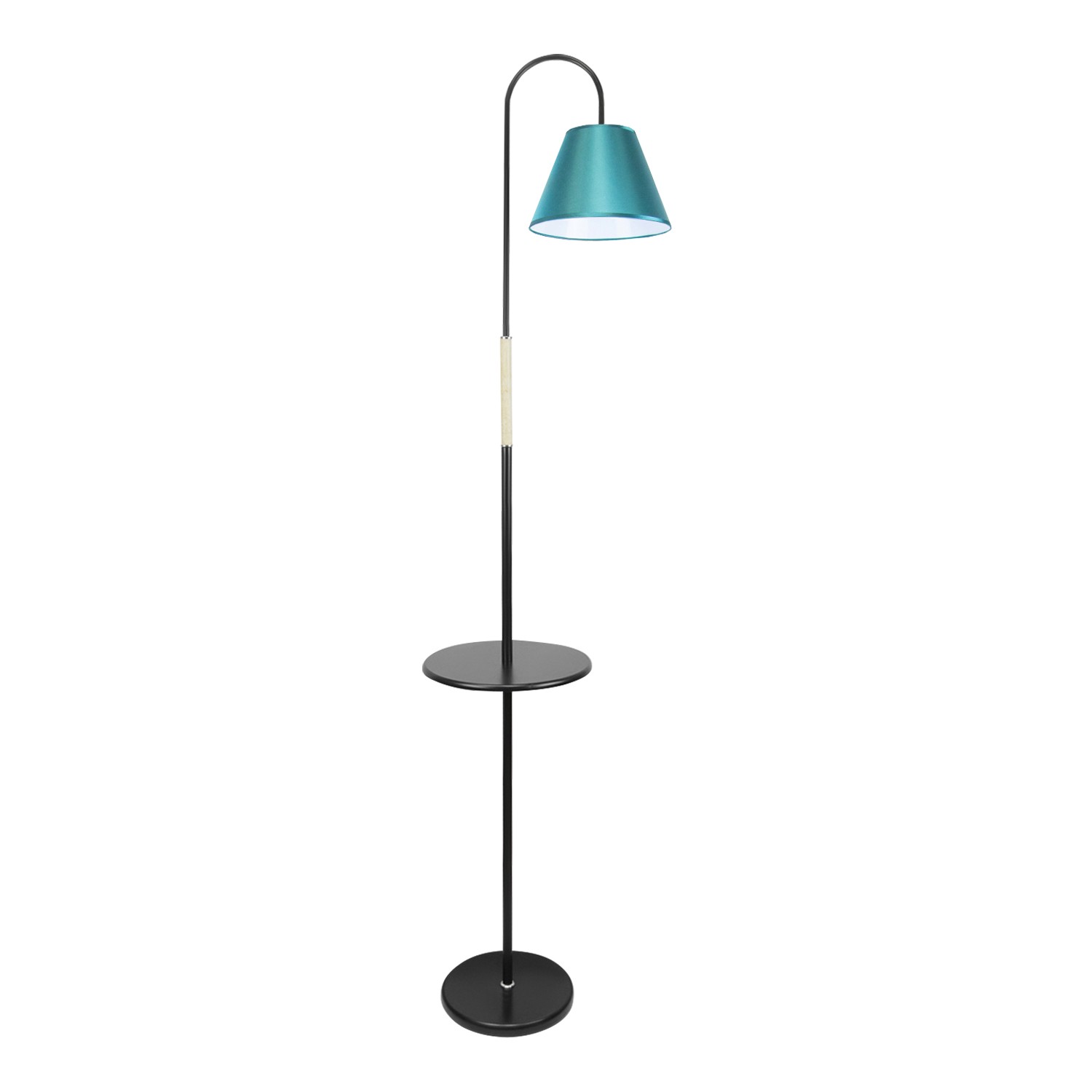 Торшер 1069/1 Черный+Бирюзовый (2)