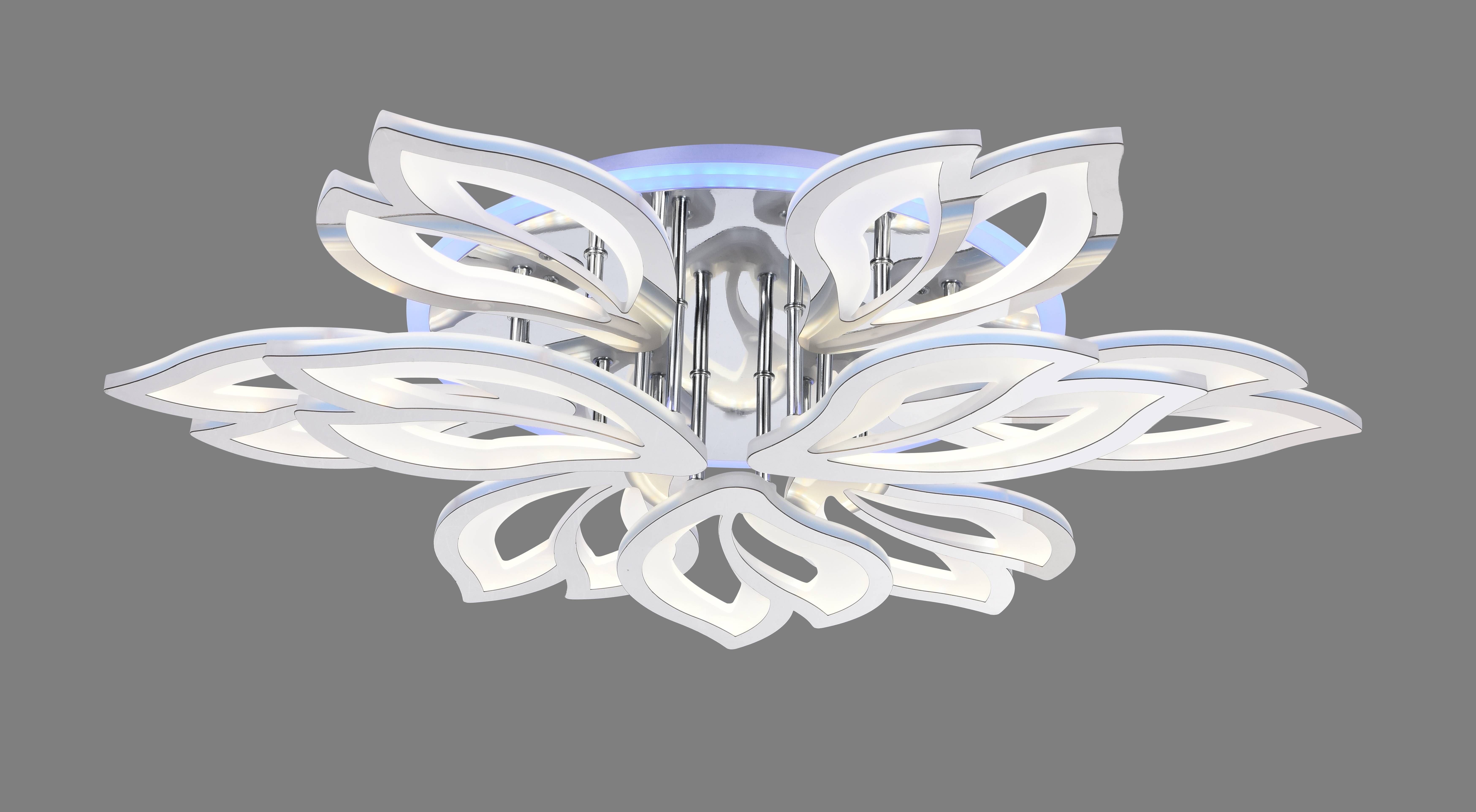 Люстра  3053/6+3 CR+RGB (1) MN (RL)