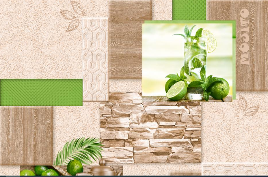 Обои Ф765-02 Мохито /0,53*10/С3В/МК/Саратов/ (15)