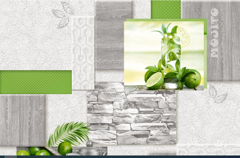 Обои Ф765-06 Мохито /0,53*10/С3В/МК/Саратов/ (15)