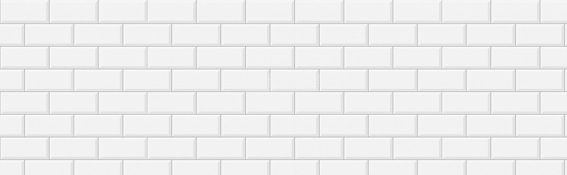 Панель Фартук 3,0*0,6м Белая плитка