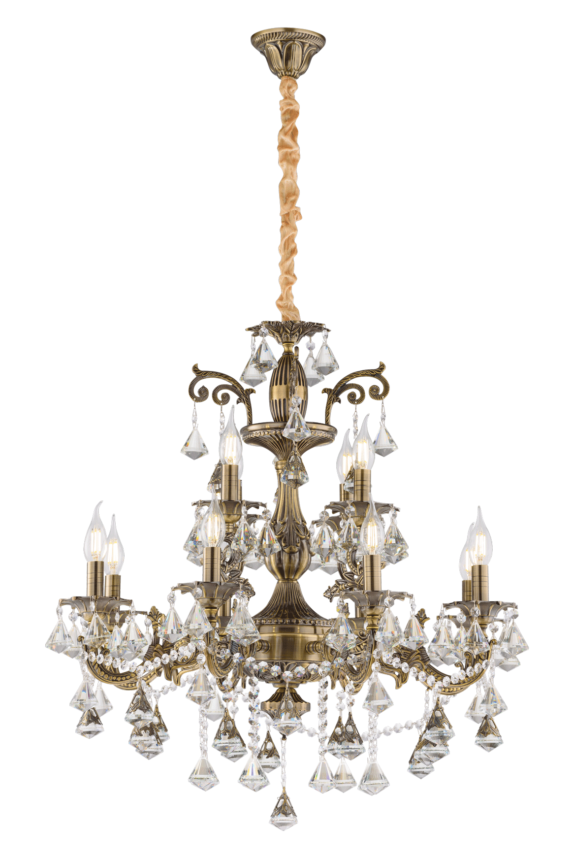 Люстра  5116/8+4 AB (1)